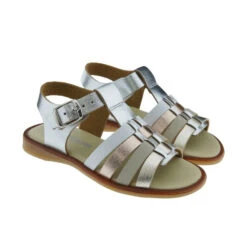 Sandalias Niña Metalizadas Tiras Carrile 221741