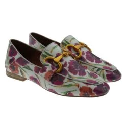 Mocasines Mujer Estampado Flores Bibilou 540Z19VK