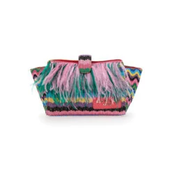 Bolso Bandolera Ganchillo Y Plumas Rue Madam Acapulco S