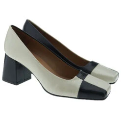 Zaapto Salón Tacón Bicolor S-3764