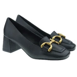 Zapato Salón Piel Estribo Tacón Medio Bibilou Valencia-573Z10VK