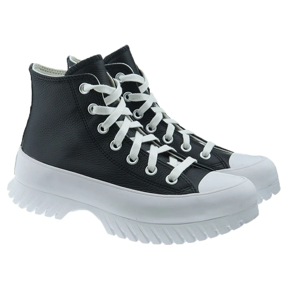 Botas Piel Plataforma Dentada Converse Ctas Lugged Hi - Imagen 6
