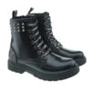 Bota Militar Niña Purpurina Gaelle G-1661