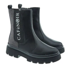 Bota Militar Cremallera Glitter Cafenoir C1934