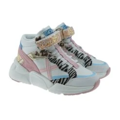 Botas Sport Niña Purpurina Velcro Munich Mini Track Boot