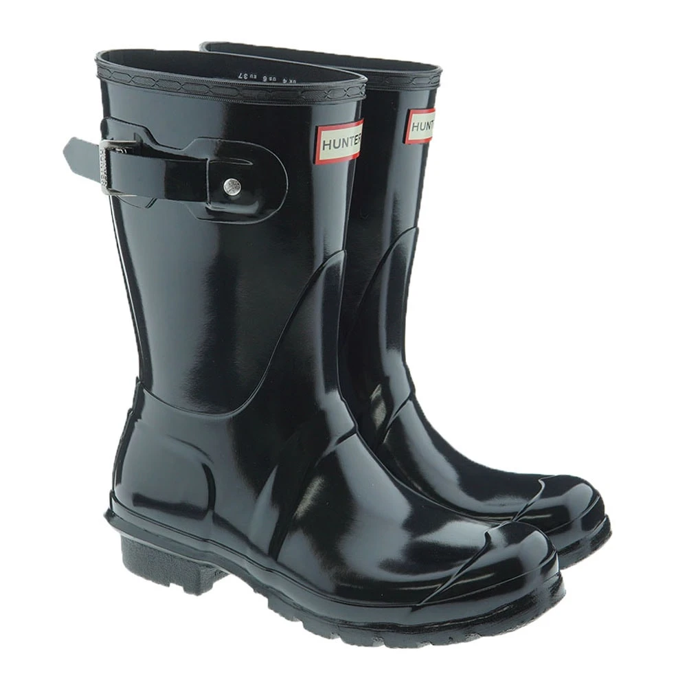 Botas Agua Mujer Brillantes Hunter Original Short - Imagen 3