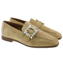 Mocasines Broche Cristales Ante Alpe 228612