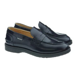 Mocasines Niño Piel Brillante Antifaz Pablosky 7270