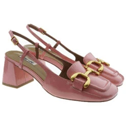 Zapato Destalonado Tacón Charol Cadena Bibilou Dennis 574Z21VK