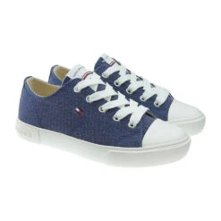 Zapatillas Lona Niño Cordones Tommy Hilfiger T3X9-32827
