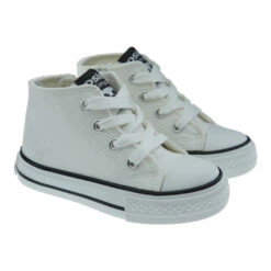 Bota Lona Algodón Cordón Y Cremallera Conguitos NVS 14159