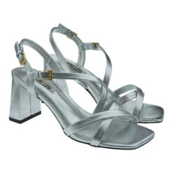 Sandalias Metalizadas Tacón Vestir Bibilou Miriam 613Z40VK