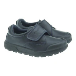 Zapato Colegial Piel Lavable Velcro Conguitos 200002