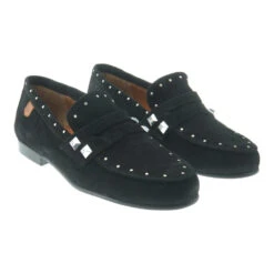 Mocasin Antifaz Mujer Tachuelas Popa Liana Adornos