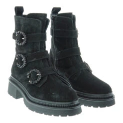 Botin Piel Militar Tres Hebillas Alpe 272111