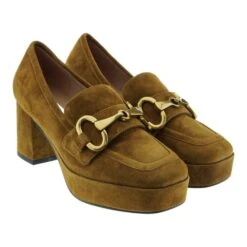 Zapato Salón Mocasín Cadena Tacón Bibilou Mojave. 542P30VK